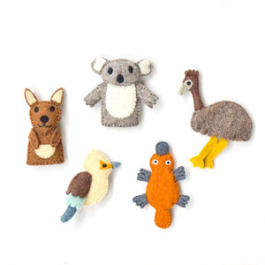 Tara Treasures Finger Puppet Set - Australian Animals