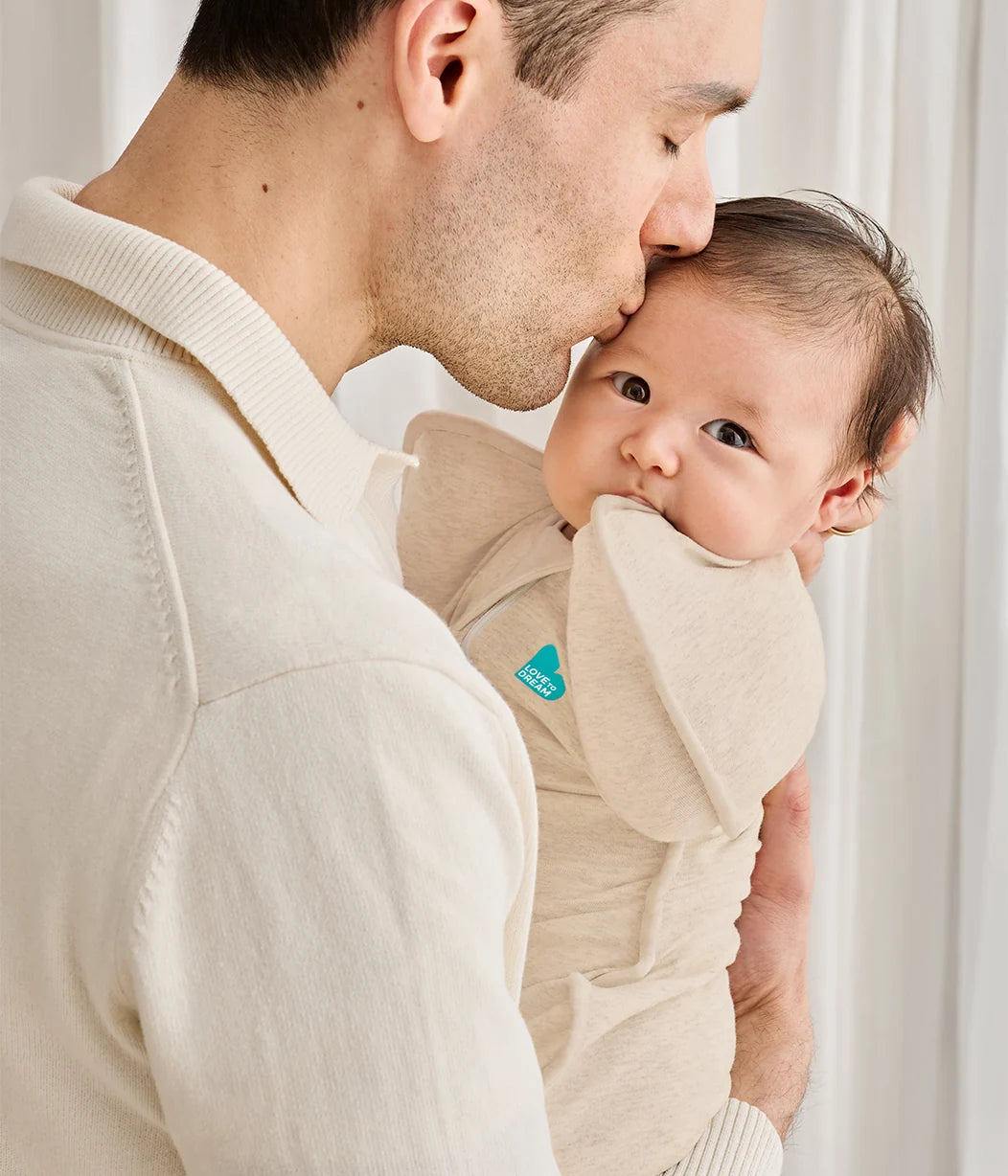 LOVE TO DREAM SWADDLE UP SLEEPING BAG 1.0 TOG | OATMEAL