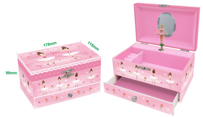 Musical Jewellery Box | Dual Ballerina