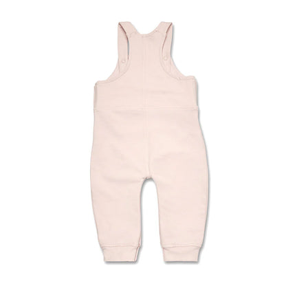 SNUGGLE HUNNY ORGANIC JOEY OVERALL | BABY PINK