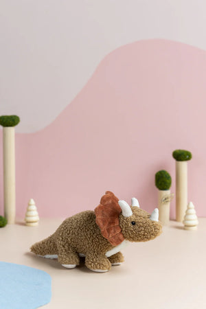 Nana Huchy Baby Thomas Triceratops Dino - Brown