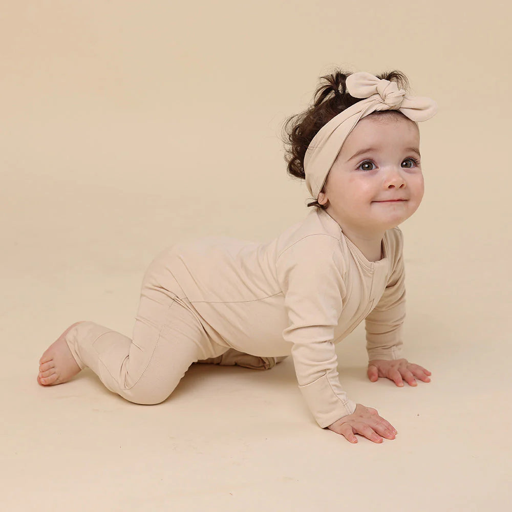 Snuggle Hunny Snugglesuit Convertible Romper | Babyccino - Angus & Dudley Collections