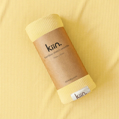 KIIN BAMBOO STRETCH SWADDLE | BUTTERCUP