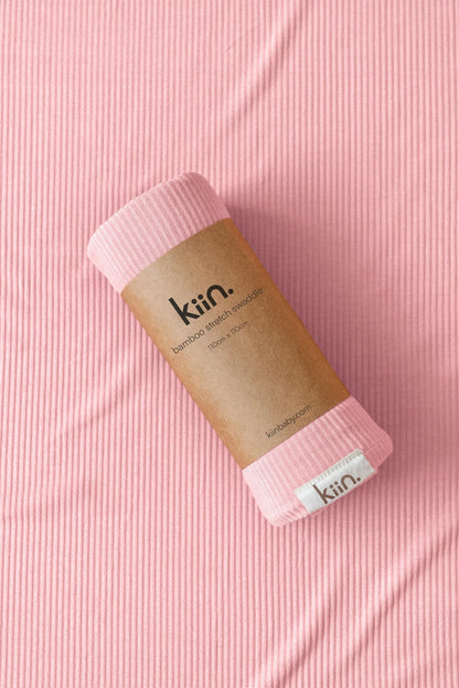 Kiin Bamboo Jersey Stretchy Wrap - Rose