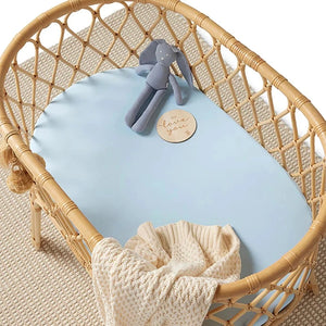 bassinet sheet - angus and dudley