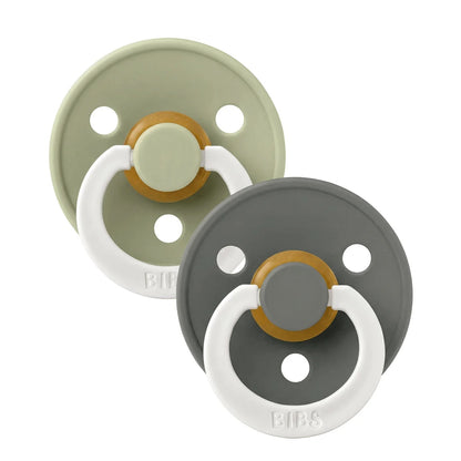 Bibs Colour Dummies (Night Glow) - Sage/Pine - (2 pack)