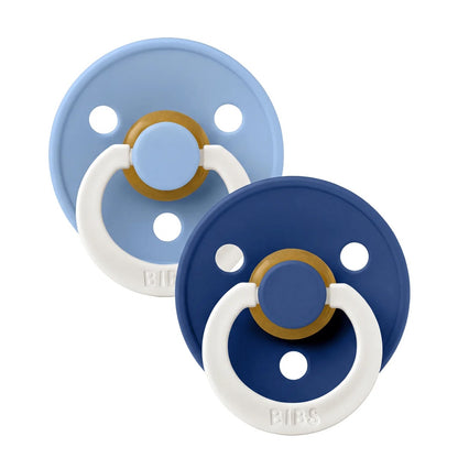 Bibs Colour Dummies (Night Glow) - Sky Blue /Cornflower - (2 pack)