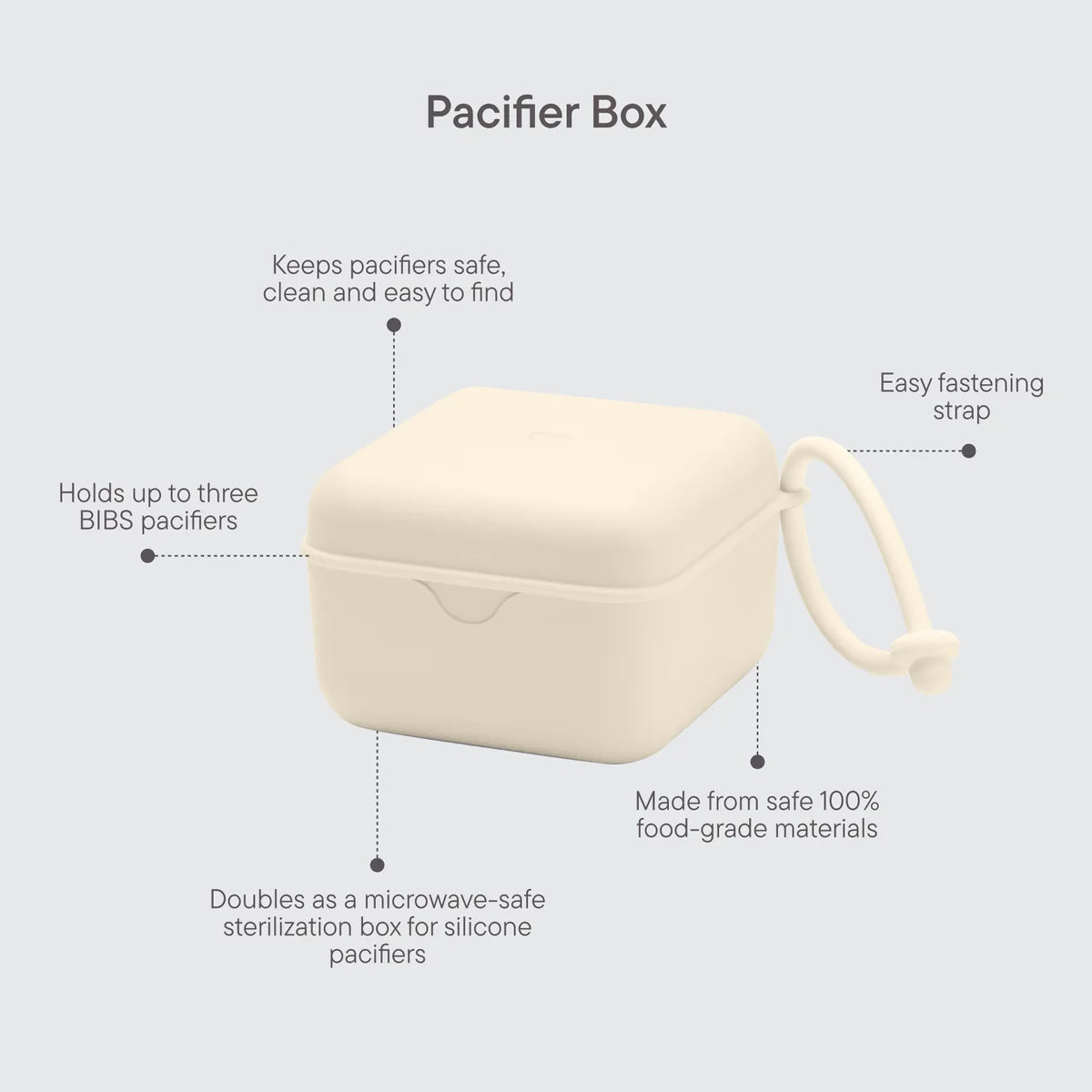BIBS | PACIFIER BOX | BABY BLUE