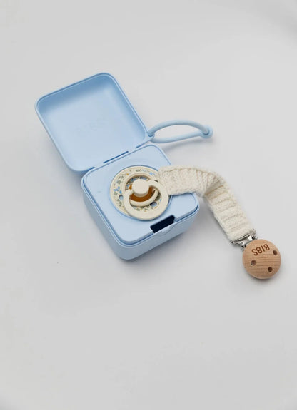 BIBS | PACIFIER BOX | BABY BLUE