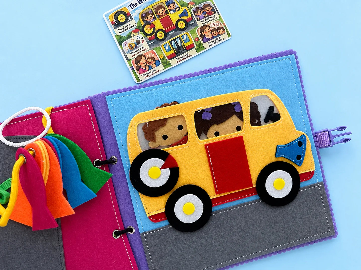 WONDERTIVITY | BUSY BOOK NURSERY RHYME | BINGO