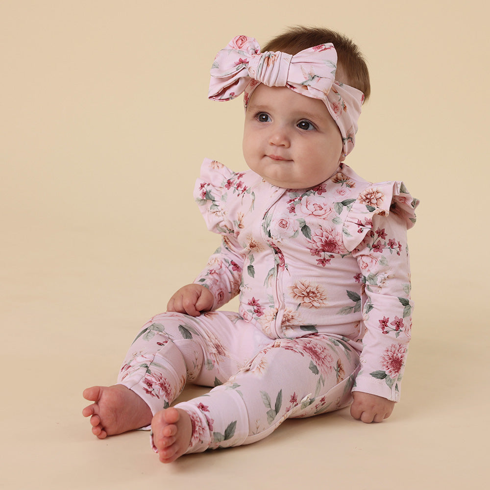 Snuggle Hunny Snugglesuit Convertible Romper | Birds and Blooms