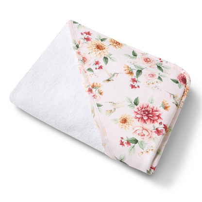 Snuggle Hunny Hooded Organic Cotton Towel | Birds and Blooms