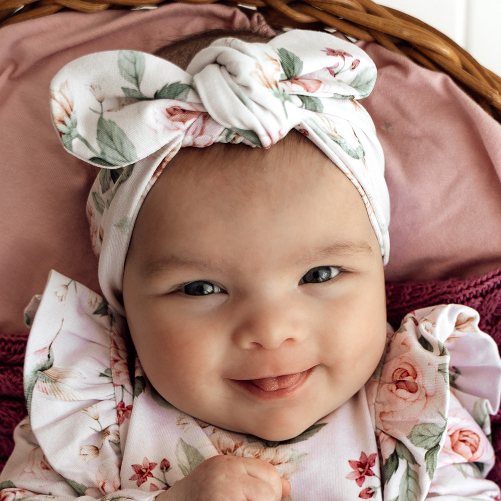 Snuggle Hunny Topknot Headband | Birds and Blooms