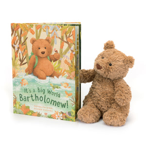 Jellycat Kids Board Book - It's a Big World Bartholomew