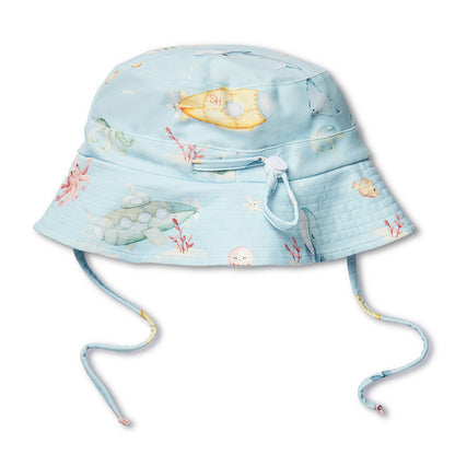 SNUGGLE HUNNY SWIM BUCKET HAT | BLUE LITTLE SUBS