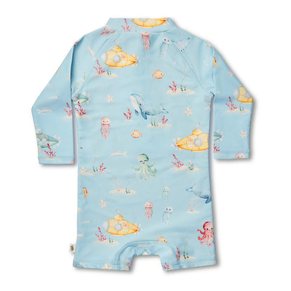 SNUGGLE HUNNY SWIM SHORTIE| BLUE LITTLE SUBS