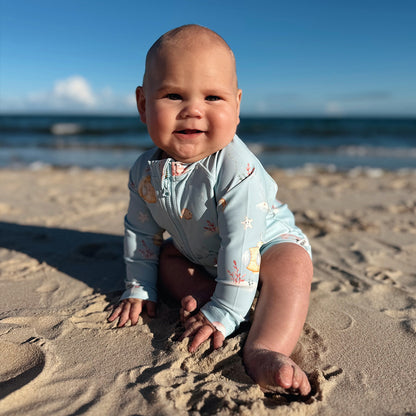 SNUGGLE HUNNY SWIM SHORTIE| BLUE LITTLE SUBS