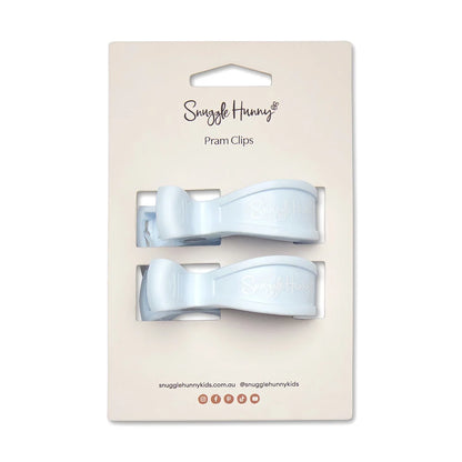 SNUGGLE HUNNY PRAM CLIP PAIR | BABY BLUE