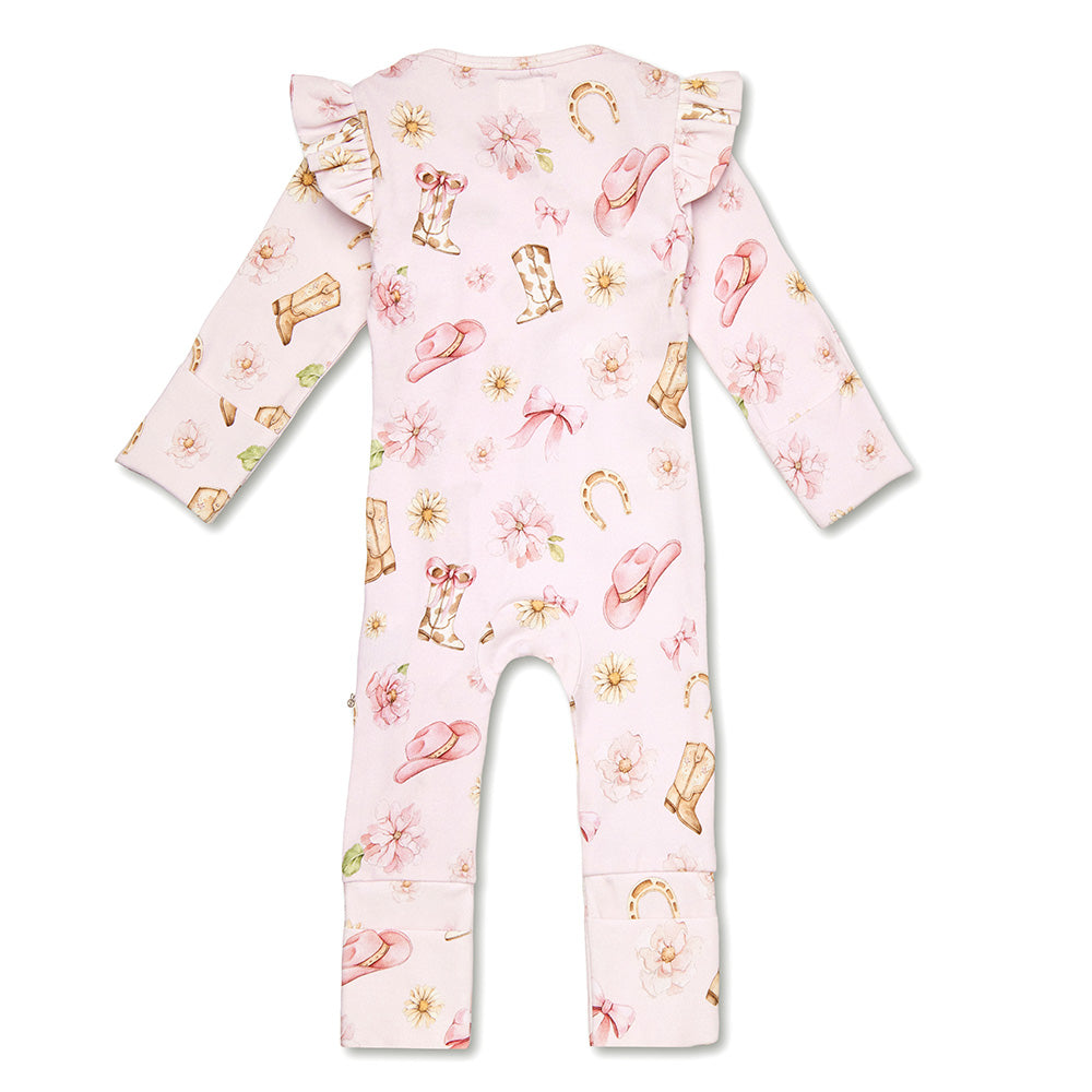 SNUGGLE HUNNY | CONVERTIBLE FRILL ROMPER | BOOTS AND BOWS