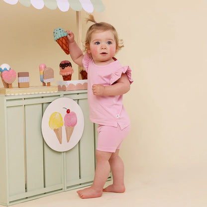 Snuggle Hunny Organic Bike Shorts | Bubblegum