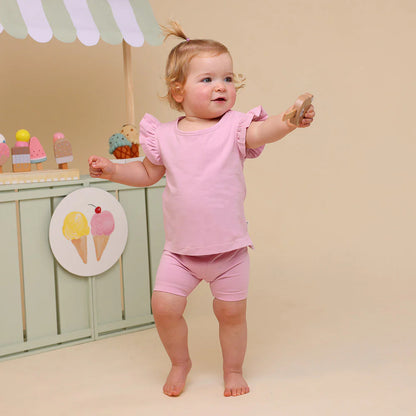 Snuggle Hunny Organic Bike Shorts | Bubblegum