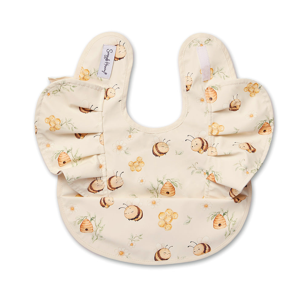 SNUGGLE HUNNY FRILL SNUGGLE BIB | BUMBLEBEES