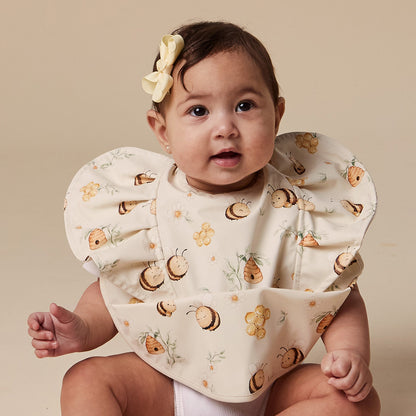 SNUGGLE HUNNY FRILL SNUGGLE BIB | BUMBLEBEES