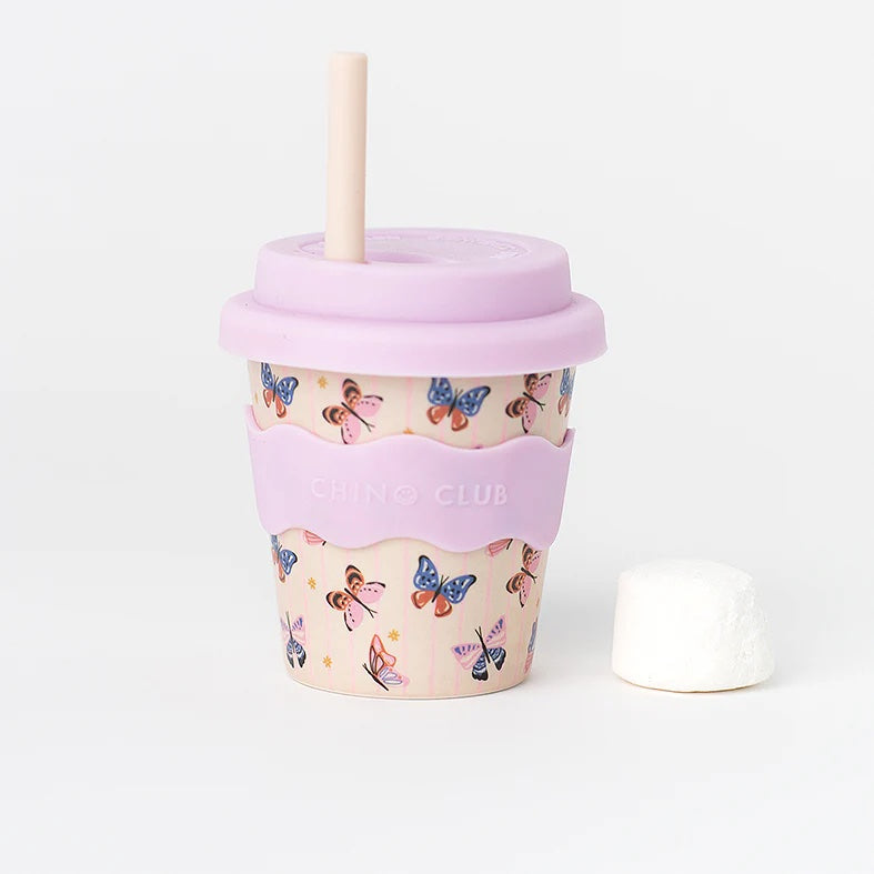 Baby Chino Cup with Lid - Butterfly