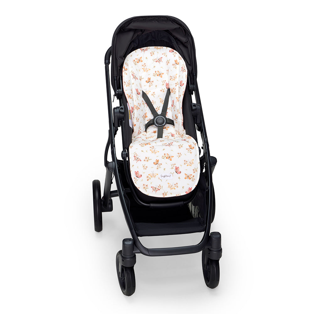 SNUGGLE HUNNY UNIVERSAL REVERSIBLE PRAM LINER | BUTTERFLY