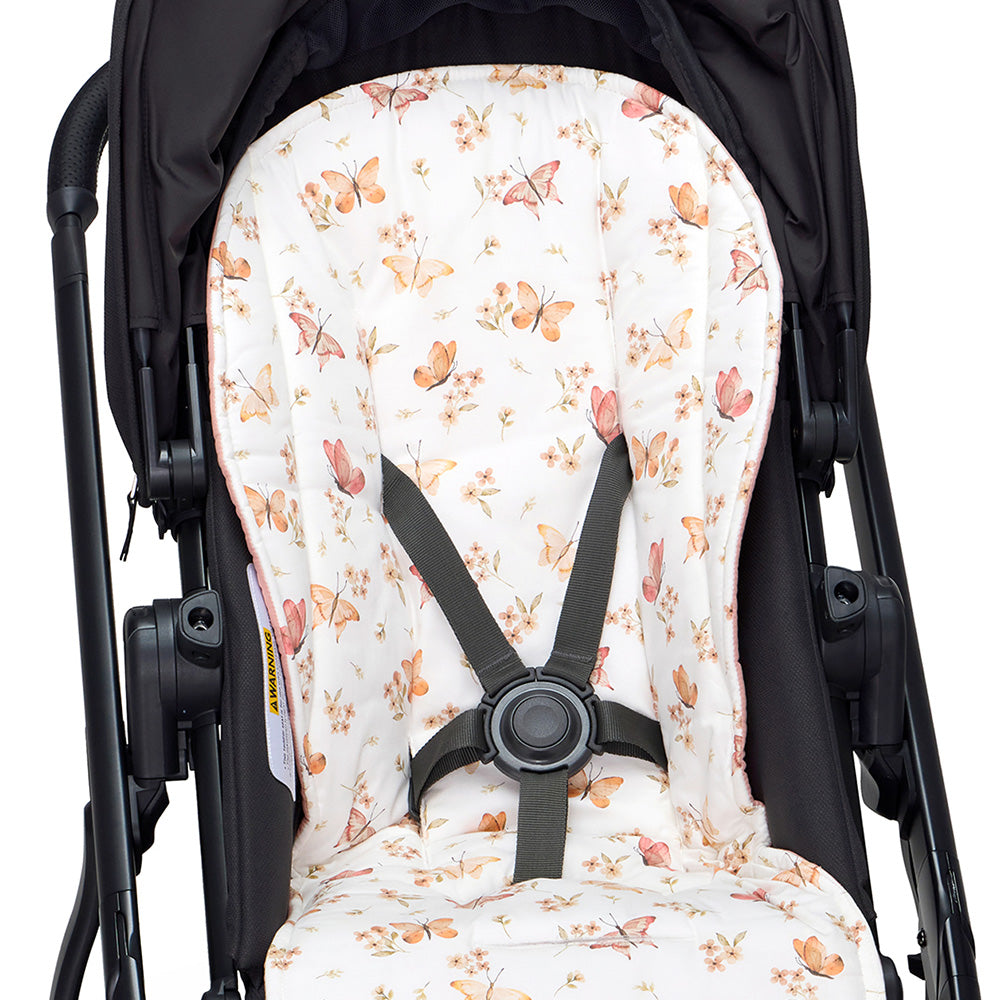 SNUGGLE HUNNY UNIVERSAL REVERSIBLE PRAM LINER | BUTTERFLY