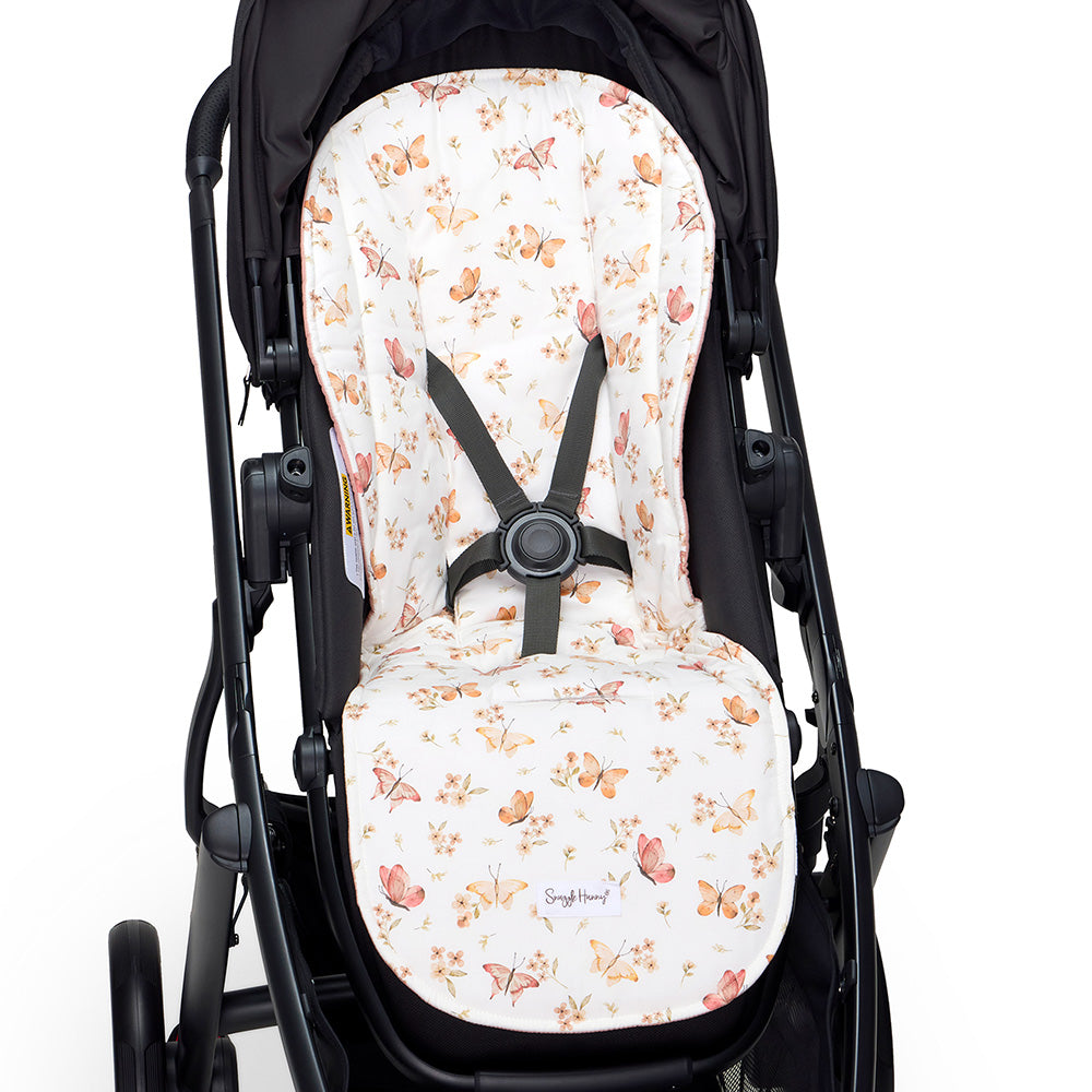 SNUGGLE HUNNY UNIVERSAL REVERSIBLE PRAM LINER | BUTTERFLY