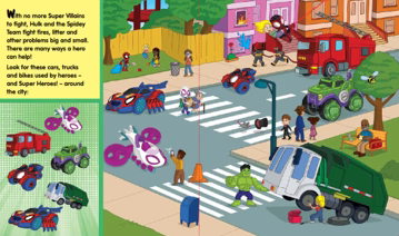 Kids Board Book - Spidey And His Amazing Friends - Search And Find