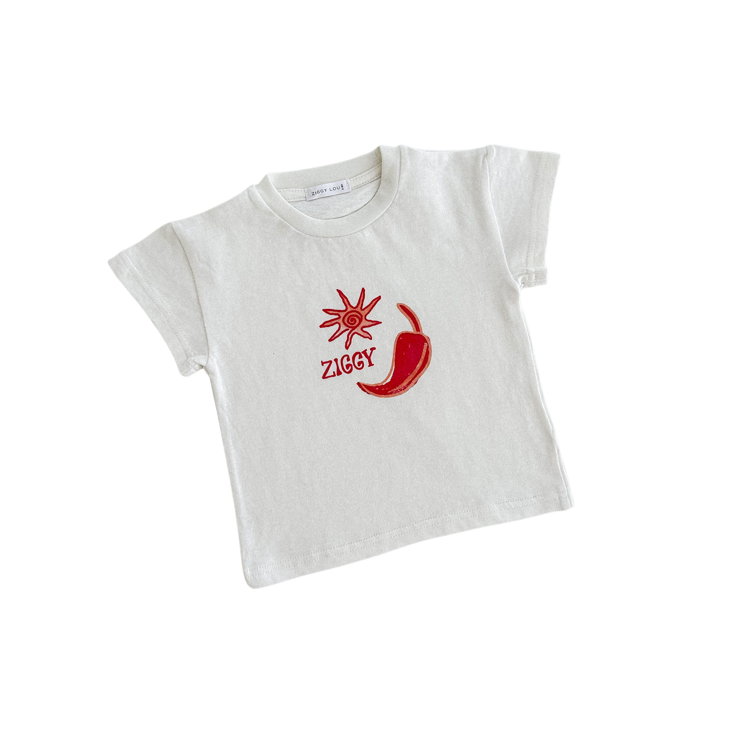 ZIGGY LOU TEE | CHILLI (KIDS)