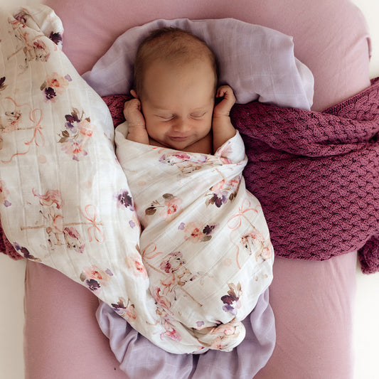 Snuggle Hunny Organic Cotton Muslin Wrap | Carousel