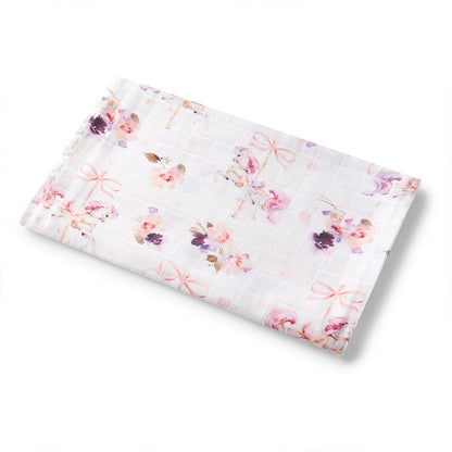 Snuggle Hunny Organic Cotton Muslin Wrap | Carousel