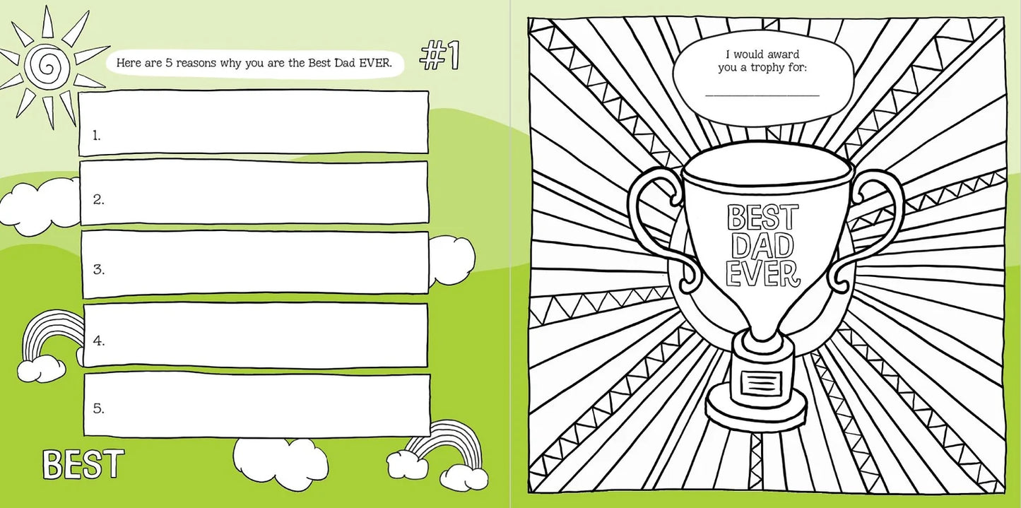 KIDS HARDCOVER BOOK | THE BEST DAD EVER