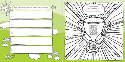 KIDS HARDCOVER BOOK | THE BEST DAD EVER
