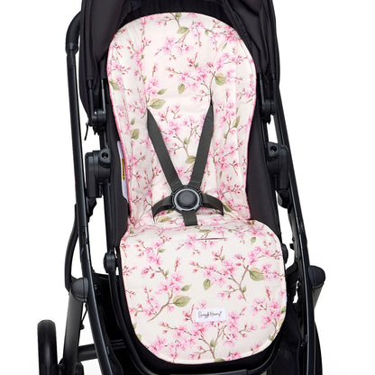 SNUGGLE HUNNY | UNIVERSAL REVERSIBLE PRAM LINER | CHERRY BLOSSOM