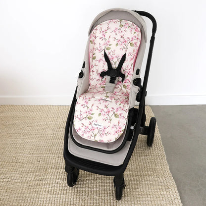 SNUGGLE HUNNY | UNIVERSAL REVERSIBLE PRAM LINER | CHERRY BLOSSOM
