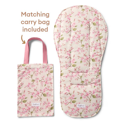 SNUGGLE HUNNY | UNIVERSAL REVERSIBLE PRAM LINER | CHERRY BLOSSOM