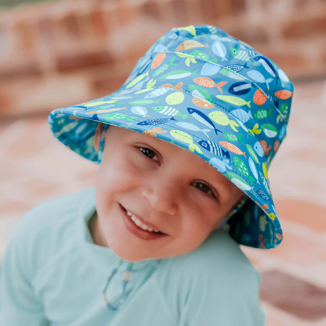 Bedhead Kids Classic Swim Bucket Sunhat - Pisces