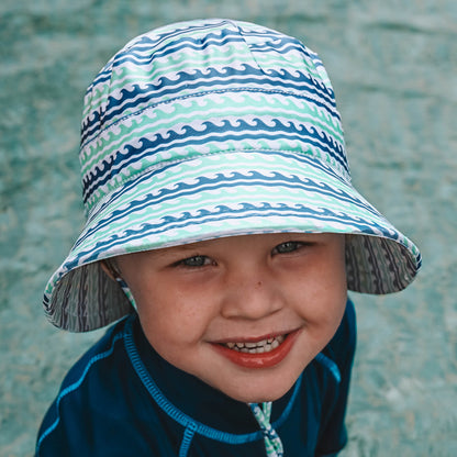 BEDHEAD PONYTAIL SWIM BUCKET BEACH HAT | RIPTIDE