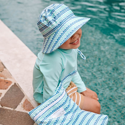BEDHEAD PONYTAIL SWIM BUCKET BEACH HAT | RIPTIDE