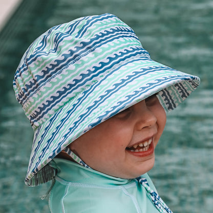 BEDHEAD PONYTAIL SWIM BUCKET BEACH HAT | RIPTIDE