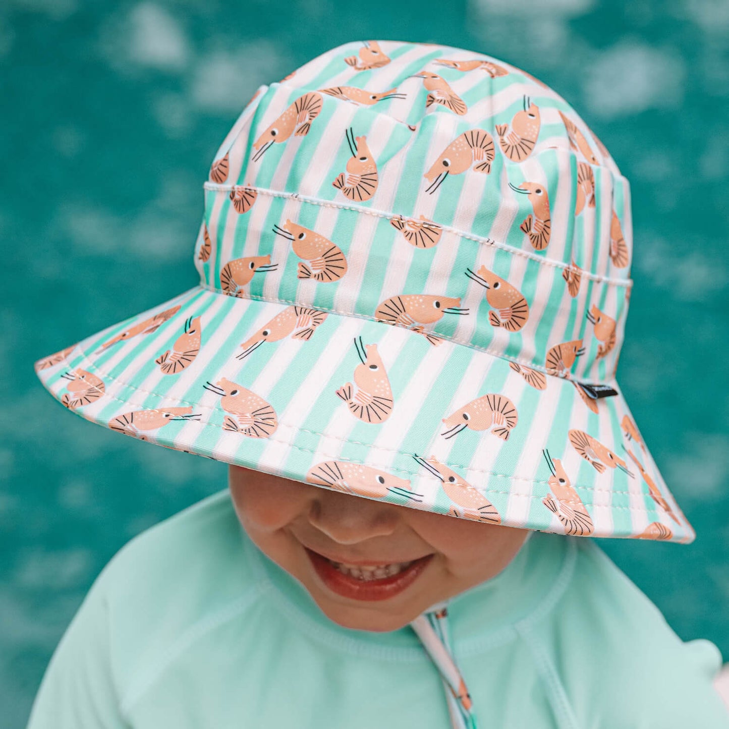 BEDHEAD CLASSIC SWIM BUCKET BEACH HAT | SHRIMP