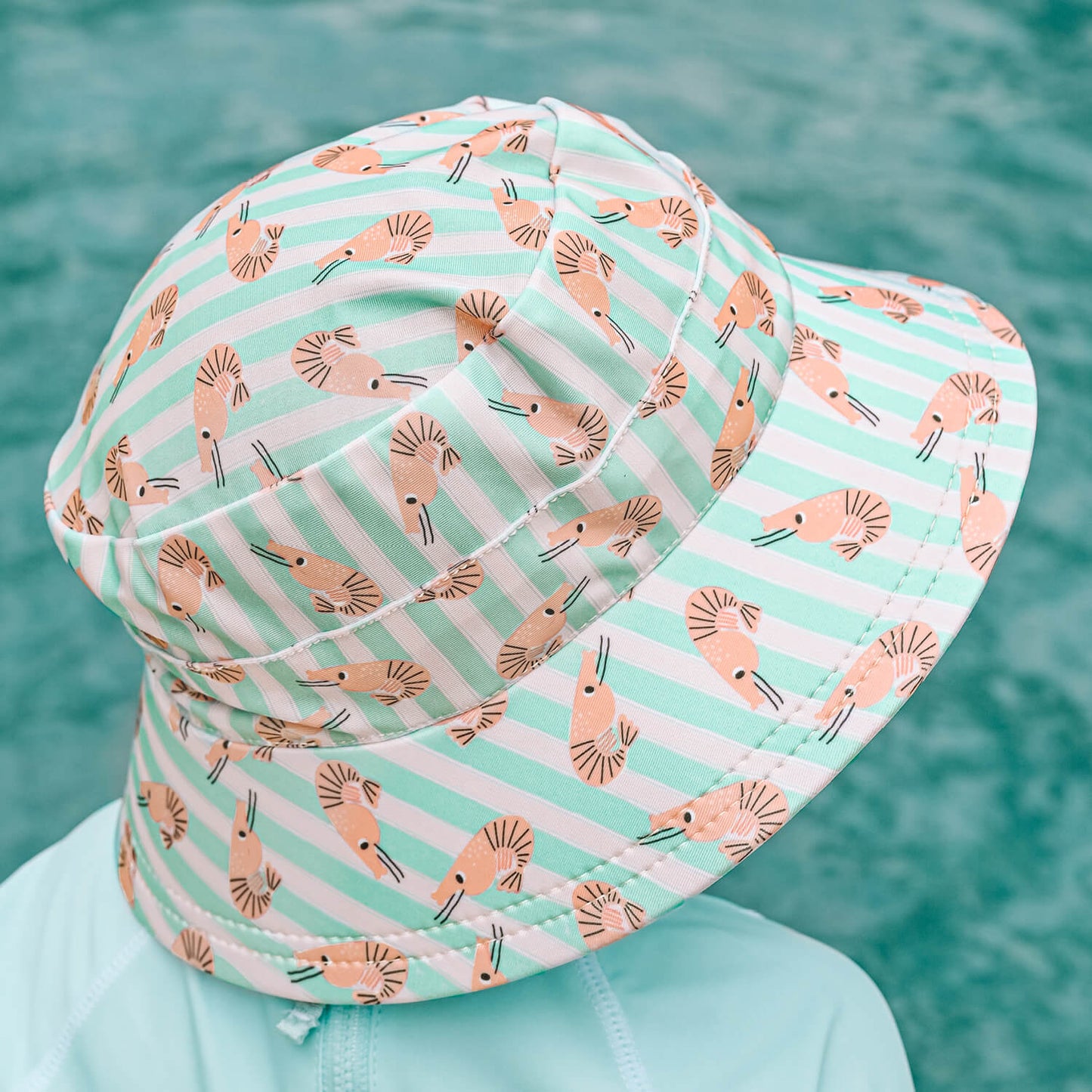 BEDHEAD CLASSIC SWIM BUCKET BEACH HAT | SHRIMP
