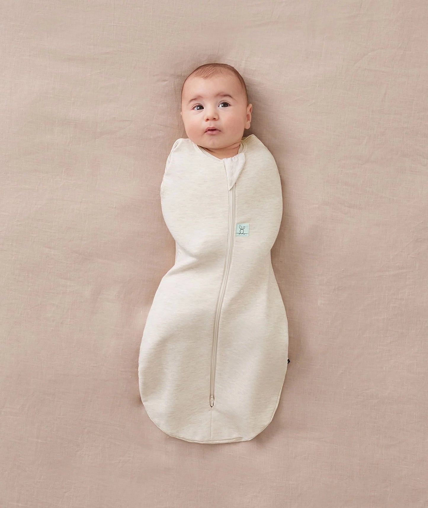 ERGO POUCH COCOON SWADDLE SLEEPING BAG 0.2TOG | OATMEAL MARLE