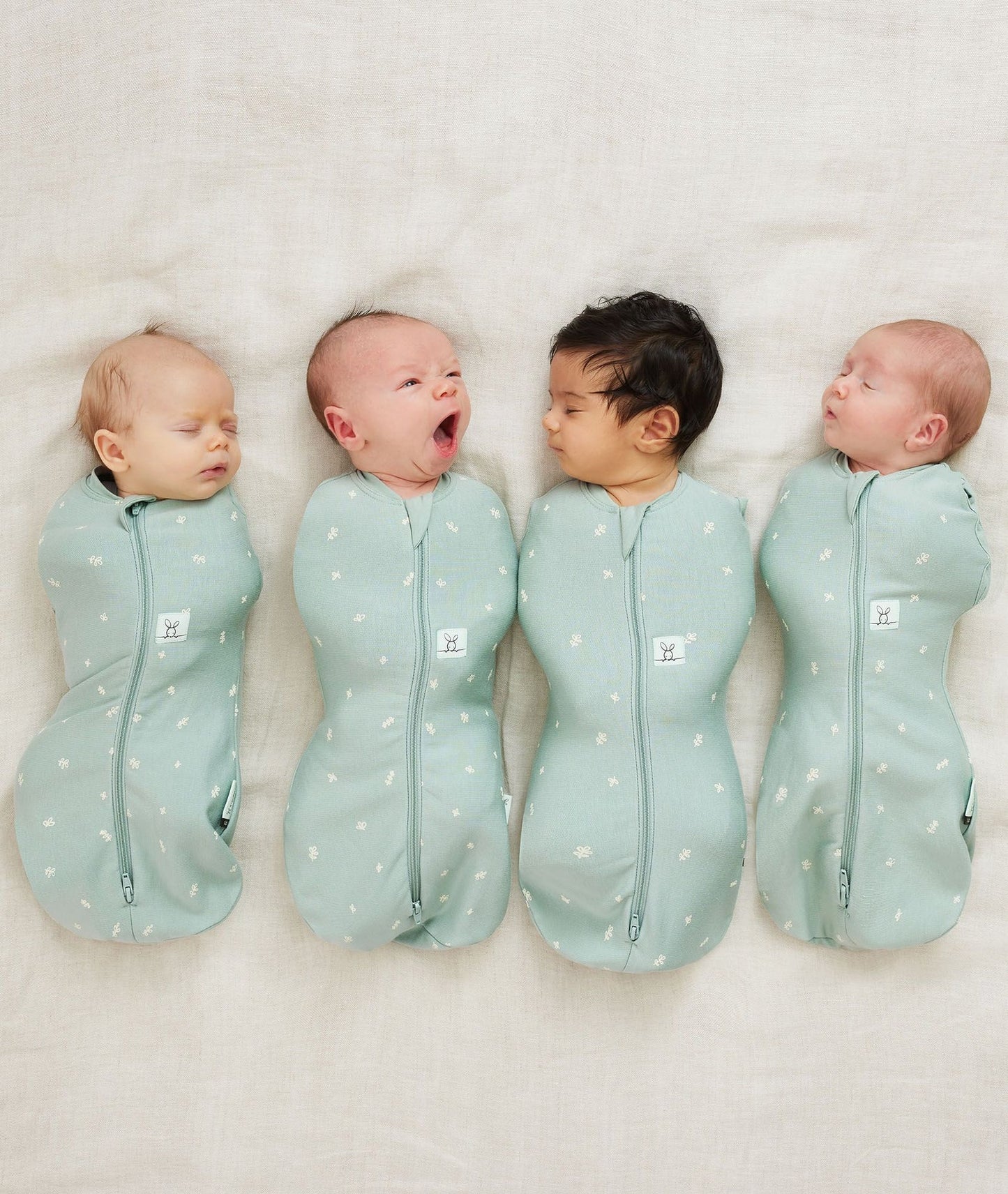 ERGO POUCH PREMMIE COCOON SWADDLE SLEEPING BAG 1.0 TOG | SAGE