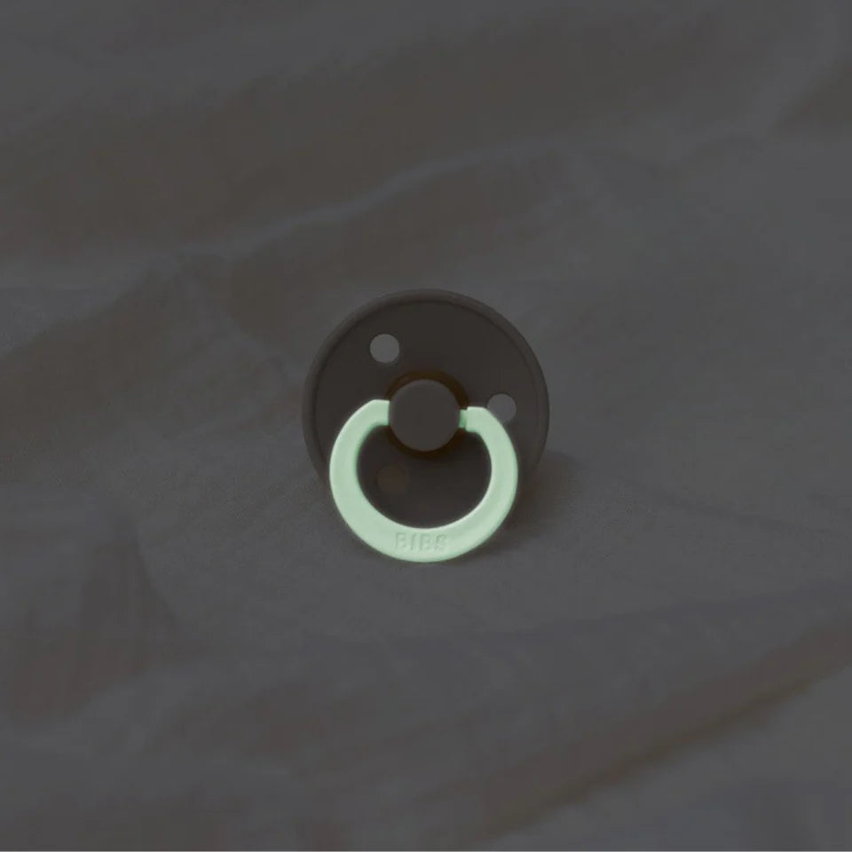 Bibs Colour Dummies (Night Glow) - Vanilla/Dark Oak - (2 pack) - Angus & Dudley Collections