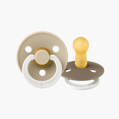 Bibs Colour Dummies (Night Glow) - Vanilla/Dark Oak - (2 pack) - Angus & Dudley Collections